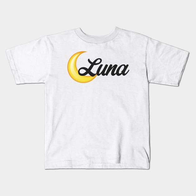 Luna Kids T-Shirt by Cblue